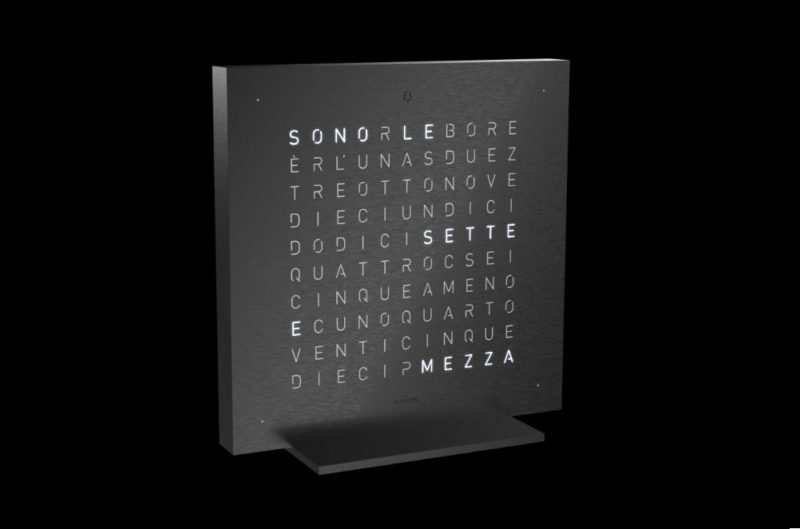 Sveglietta Qlocktwo Deep Black